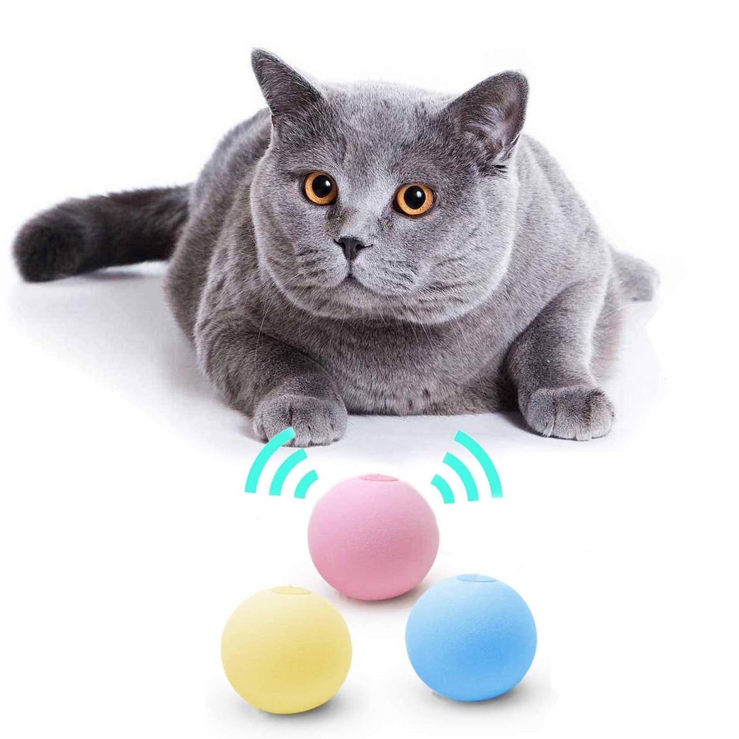 SmartBall™ - Balle intelligente d'apprentissage pour chat - La Chatillère